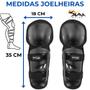 Imagem de Kit joelheira cotoveleira mx motocross trilha mattos rancing