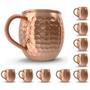 Imagem de Kit Jogo 10 Canecas Moscow Mule 480ml Drink Inox Resistente