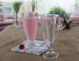 Imagem de Kit Jogo 2 Taças Copo De Vidro 369ml Milk Shake Sorvete Suco Sobremesa Gourmet Americano Água Taça