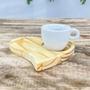 Imagem de Kit Jogo 4 xícaras Cônica Café 80ml com pires coração