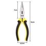 Imagem de Kit Jogo Alicates Universal 8" + Meia Cana 6" + Corte Diagonal 6" + Luva Pigmentada  Fertak