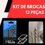 Imagem de Kit Jogo Brocas Com Estojo Aço Rápido Usinagem Arrebite Altamente Resistente