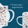 Imagem de Kit jogo c/ 6 Canecas De Vidro Coffee 200ml