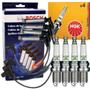 Imagem de Kit Jogo Cabos E 4 Velas de Ignição Chevrolet Astra Vectra Zafira 2.0