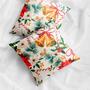 Imagem de Kit Jogo Capas de Almofadas 45 x45 Decorativas Estampa Digital de Natal Natalina 6 Peças