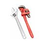 Imagem de Kit Jogo Chave Inglesa 10 + Grifo 14 Polegadas 35cm Brasfort