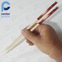 Imagem de Kit Jogo Com 10 Pares Hashi Bambu Reutilizável Espeto Oriental Grande 24cm