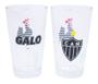 Imagem de Kit Jogo Com 2 Copos De Vidro 475ml - Atlético Mineiro Galo