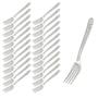 Imagem de Kit Jogo com 24 Talheres Garfo Inox Luxo Firme Restaurante