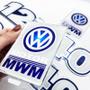 Imagem de Kit Jogo Completo De Emblemas Adesivos Volkswagen 12-140 Mwm