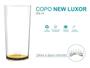 Imagem de Kit Jogo Conjunto 18 Copos New Luxor Vidro 250ml Colorido Sortido