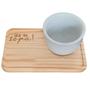 Imagem de kit Jogo conjunto 4 Pires Ret. p/ tigelas/cumbucas - Pires30