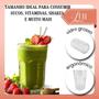 Imagem de Kit Jogo Conjunto 6 Copos Vidro Grande Para Vitaminas Shakes