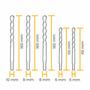 Imagem de Kit Jogo de Brocas de Martelete Sds Plus Para Concreto Com 5 Brocas D-61678 Makita
