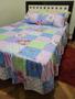 Imagem de Kit Jogo De Cama Cobre Leito Com Babado 3pçs Matelado com Linha 2,45x2,50m Cama Box Várias Estampas Sortidas