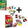 Imagem de Kit Jogo De Carta Uno Clássico E Uno Flex C/2 Baralhos Copag
