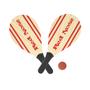 Imagem de Kit Jogo de Frescobol Red Nose Bel