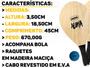 Imagem de Kit Jogo Frescobol Tênis De Praia 2 Raquetes + 1 Bolinha