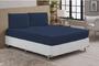 Imagem de kit Jogo Lençol de Cama Queen 3 Peças Liso 1,98 m x 1,58 m x 30 cm - Várias Cores