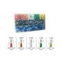 Imagem de Kit Jogo Terminal Conector Tubular Ilhós Isolados 800 un 