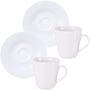 Imagem de Kit Jogo Xicaras 12Pçs 12 Pessoas Aba Larga Tramontina 170ml