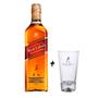 Imagem de Kit Johnnie Walker Red Label Whisky 1L + Copo de Vidro