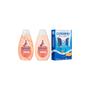 Imagem de Kit Johnsons Cacheados Sh 200Ml + Cond 200Ml +Cotonete 150Un