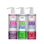 Imagem de Kit Juba Acidificante 500ml + Cpp Ondas 500ml + Gommage Texturizador 480ml