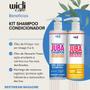 Imagem de Kit Juba Completo Shampoo + Condicionador + Mousse + Geleia + Encaracolando Widi Care Tratamento