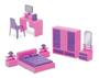 Imagem de Kit Judy Home Mini Quarto 7 Peças Brinquedo Infantil