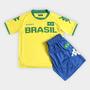 Imagem de Kit Juvenil Kappa Brasil 12