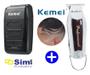 Imagem de Kit Kemei 9163 Acabamento Premium kemei 1102 Shaver Bivolt