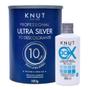 Imagem de Kit KNUT Pó Descolorante: Pó Descolorante KNUT Ultra Silver 300g + OX 30 Volumes 80ml