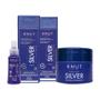 Imagem de Kit KNUT SILVER: Shampoo 250ml + Condicionador 250ml + Máscara 300g + Leave-in Spray 70 ml