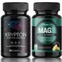 Imagem de Kit Krypton Mind Performance Com Coenzima Q10 Cafeína Taurina e Creatina + Mag3 Magnesio Treonato Dima lato 1000mg