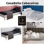 Imagem de kit L cama casal 1,38cm x 1,90cm módulos Estofados adesivos