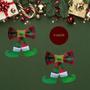 Imagem de Kit Laços De Natal Duende Enfeite Natalino C/02Pcs Decoração