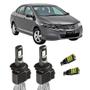 Imagem de Kit Lâmpada De Malha Led H4 City 2009 A 2014 Com Pingo T10