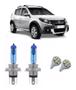 Imagem de Kit Lampada Farol Alto Baixo + Led Sandero Stepway 2011/2014