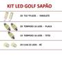 Imagem de Kit Lampada Led Branca Golf Sapão 99 A 2007 Farol Teto T10