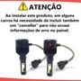 Imagem de Kit Lampada Led Chip Csp Flip Ângulo de 360º 12v 6000k Encaixe H4