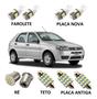 Imagem de Kit Lâmpada Led Fiat Palio Todos G1 G2 G3 G4 Super Branca