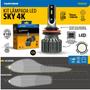 Imagem de Kit Lâmpada Led Sky H27 4000K 8200 Lm 12V 80W