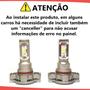 Imagem de Kit Lampada Nano Led Micro Edition com Tecnologia Chip CSP Flip  12v 3000LM 6000k Encaixe H16