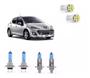 Imagem de Kit Lampada Super Branca Farol + Leds Peugeot 207 8500k