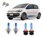 Imagem de Kit Lampada Super Branca + Led Pingo Up 2014 2015 Farol Alto Baixo Milha Vw Volkswagen