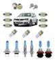 Imagem de Kit Lampada Super Brancas + Led Golf 2011 2013 Farol + Milha