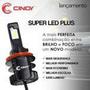 Imagem de Kit lampada super led plus cinoy h16 borboleta