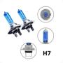 Imagem de Kit Lâmpadas Haógena Super Branca H7 H1 Farol Baixo e Milha Palio 2012 2013 2014
