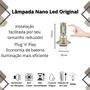Imagem de Kit Lâmpadas Led Code Nano Micro 8000k Farol Milha Onix 2012 2013 2014 2015 2016 2017 até 2024